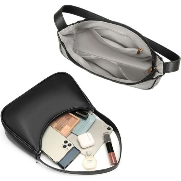 Shoulder Bags for Women Lychee-white - Picture 4 of 7